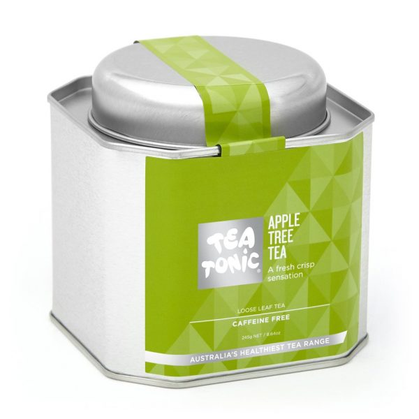 Apple tea flavour in metal caddy - Tea Tonic looseleaf tea            TT-ATTT