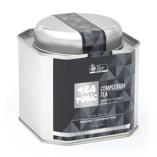 Complexion tea in metal caddy - Tea Tonic looseleaf tea            TT-COTT